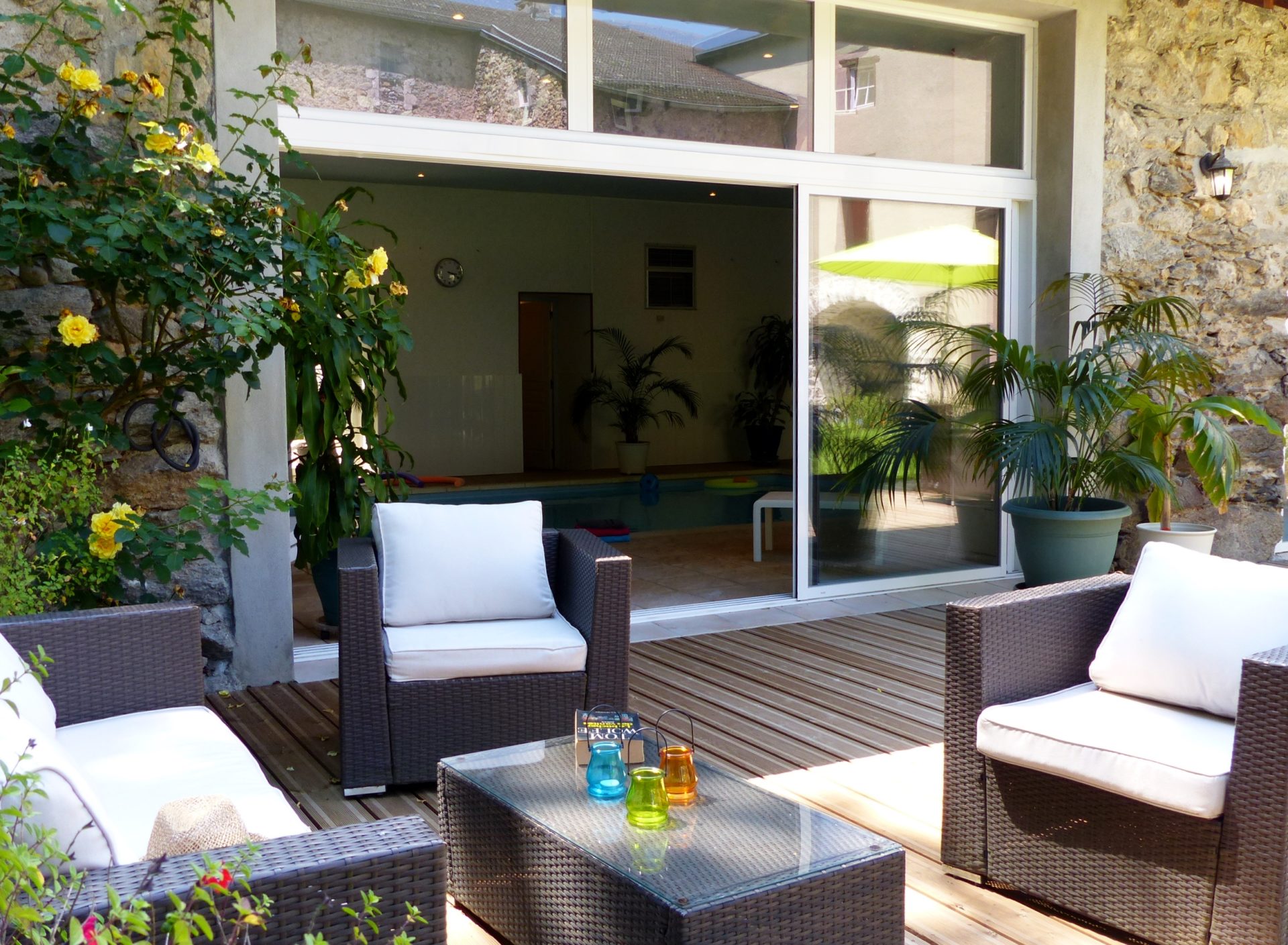 Piscine petite pause en terrasse