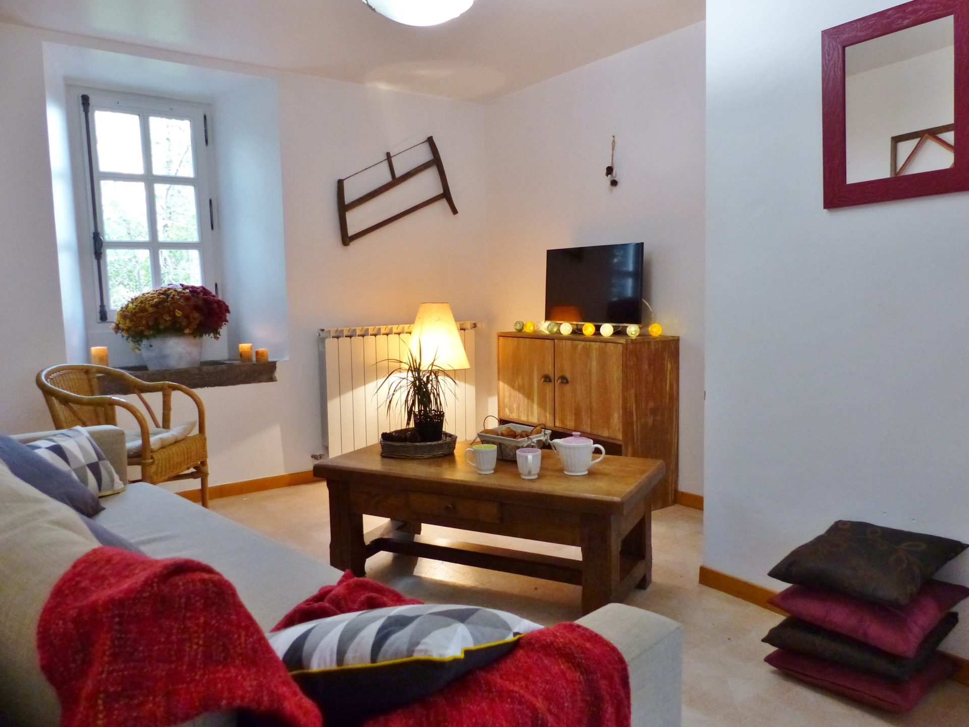 Gite coin salon chaleureux